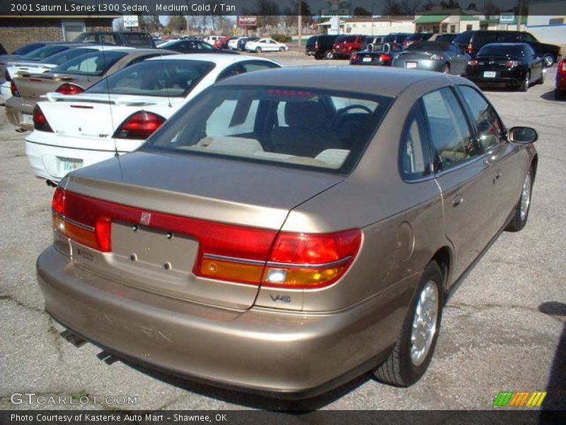 Medium Gold / Tan 2001 Saturn L Series L300 Sedan