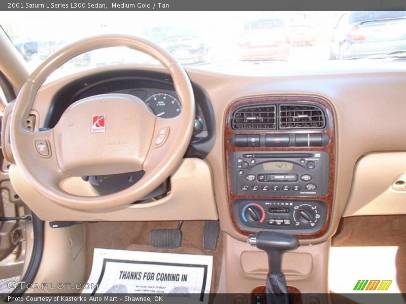 Medium Gold / Tan 2001 Saturn L Series L300 Sedan