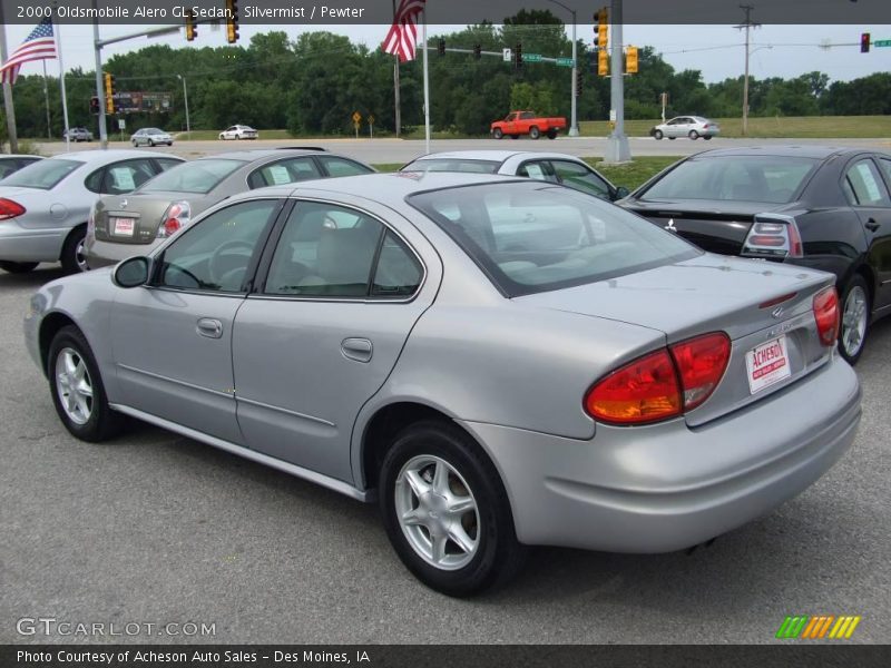 Silvermist / Pewter 2000 Oldsmobile Alero GL Sedan