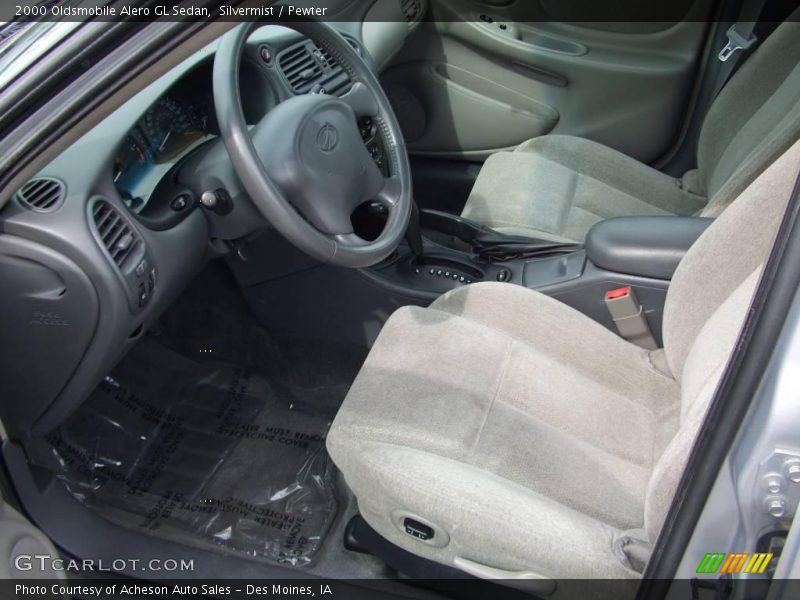 Silvermist / Pewter 2000 Oldsmobile Alero GL Sedan