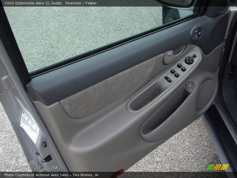 Silvermist / Pewter 2000 Oldsmobile Alero GL Sedan
