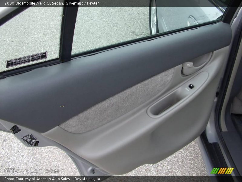 Silvermist / Pewter 2000 Oldsmobile Alero GL Sedan