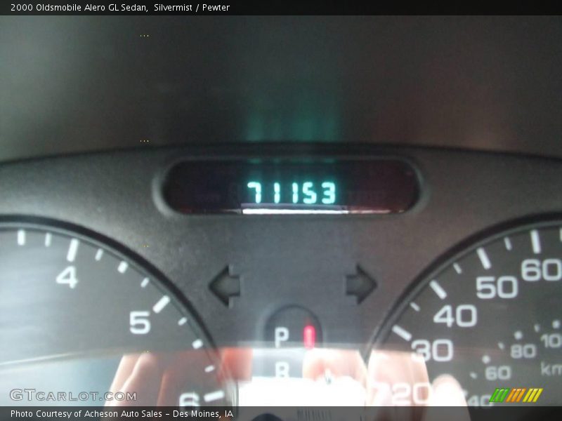 Silvermist / Pewter 2000 Oldsmobile Alero GL Sedan