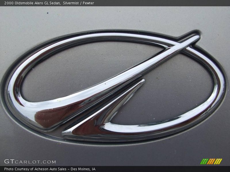 Silvermist / Pewter 2000 Oldsmobile Alero GL Sedan