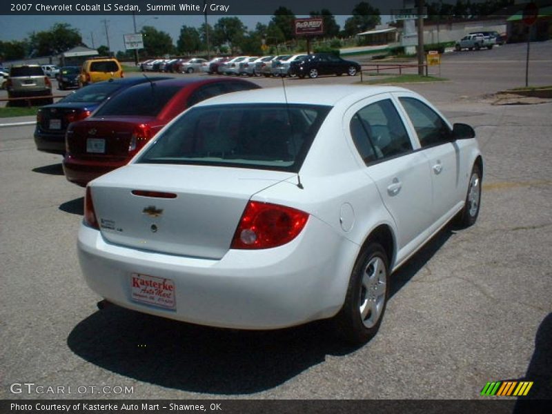 Summit White / Gray 2007 Chevrolet Cobalt LS Sedan