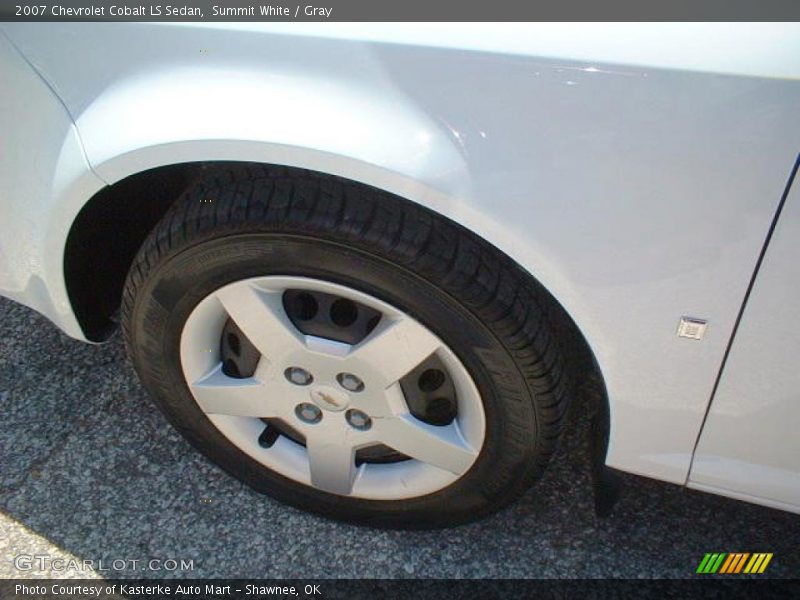 Summit White / Gray 2007 Chevrolet Cobalt LS Sedan