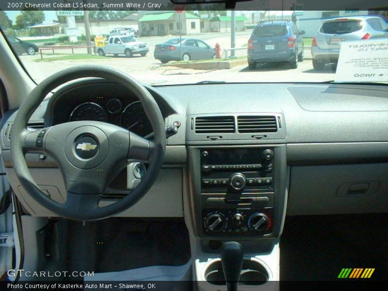 Summit White / Gray 2007 Chevrolet Cobalt LS Sedan