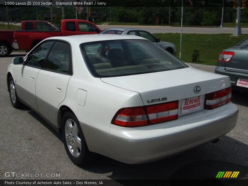 Diamond White Pearl / Ivory 2000 Lexus ES 300 Sedan