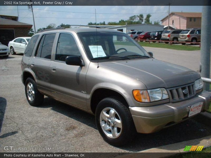 Pewter Gray / Gray 2002 Kia Sportage 4x4
