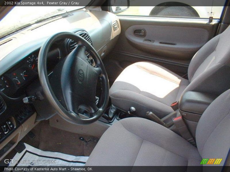 Pewter Gray / Gray 2002 Kia Sportage 4x4