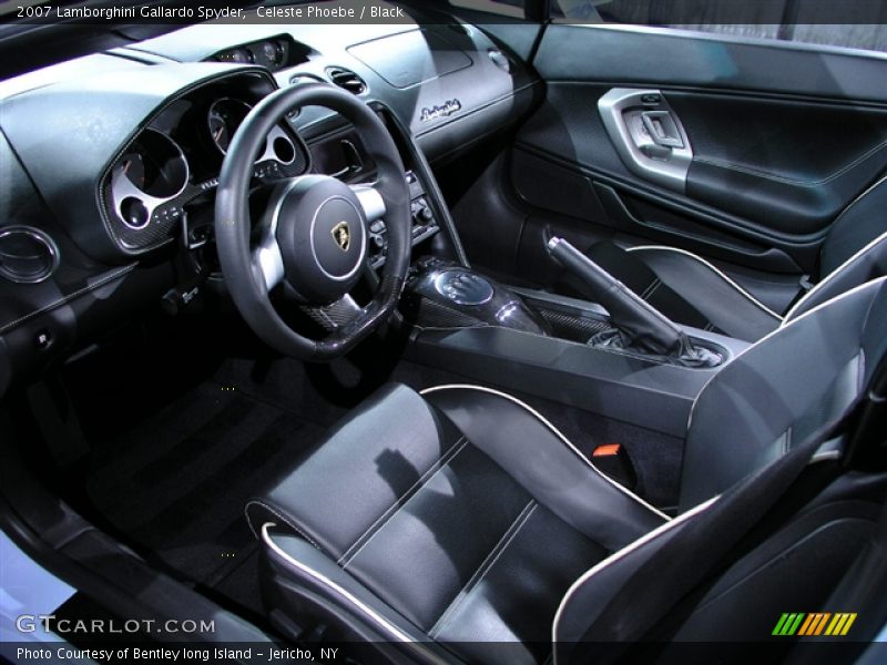 Black Interior - 2007 Gallardo Spyder 
