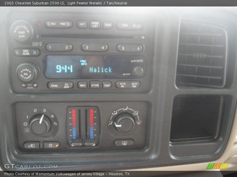 Light Pewter Metallic / Tan/Neutral 2003 Chevrolet Suburban 2500 LS