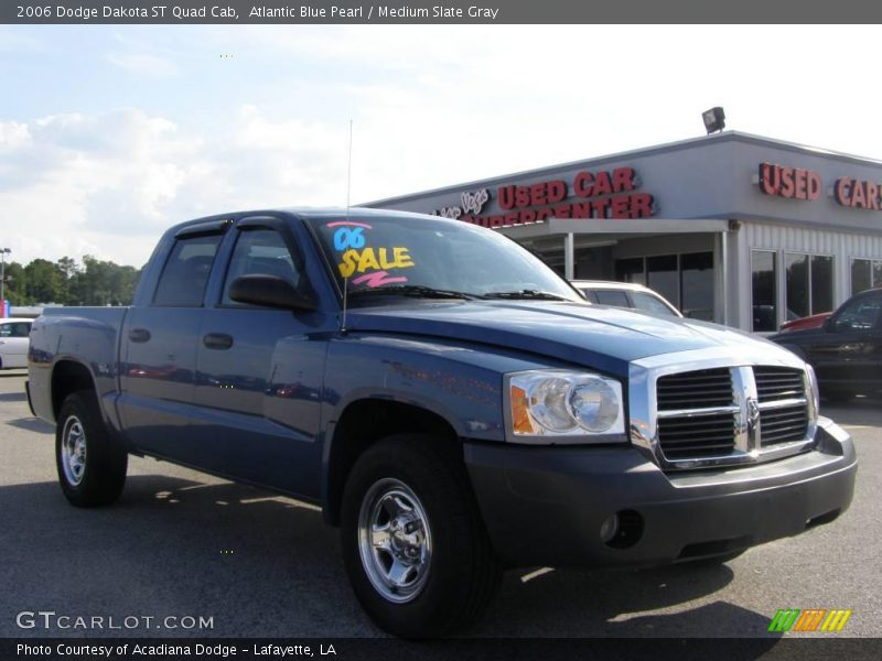 Atlantic Blue Pearl / Medium Slate Gray 2006 Dodge Dakota ST Quad Cab