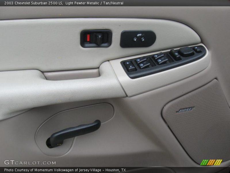 Light Pewter Metallic / Tan/Neutral 2003 Chevrolet Suburban 2500 LS