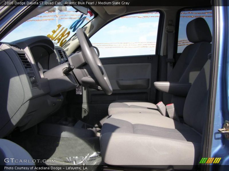 Atlantic Blue Pearl / Medium Slate Gray 2006 Dodge Dakota ST Quad Cab