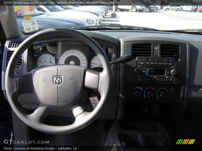 Atlantic Blue Pearl / Medium Slate Gray 2006 Dodge Dakota ST Quad Cab