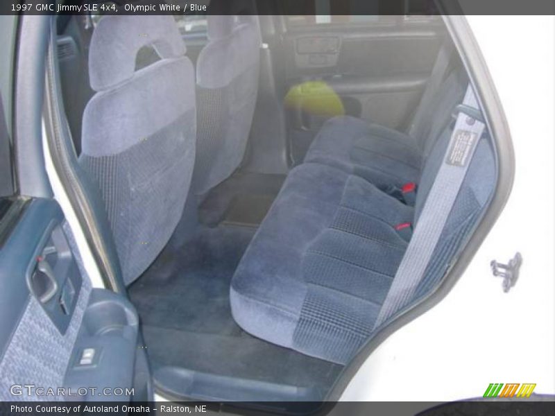 Olympic White / Blue 1997 GMC Jimmy SLE 4x4