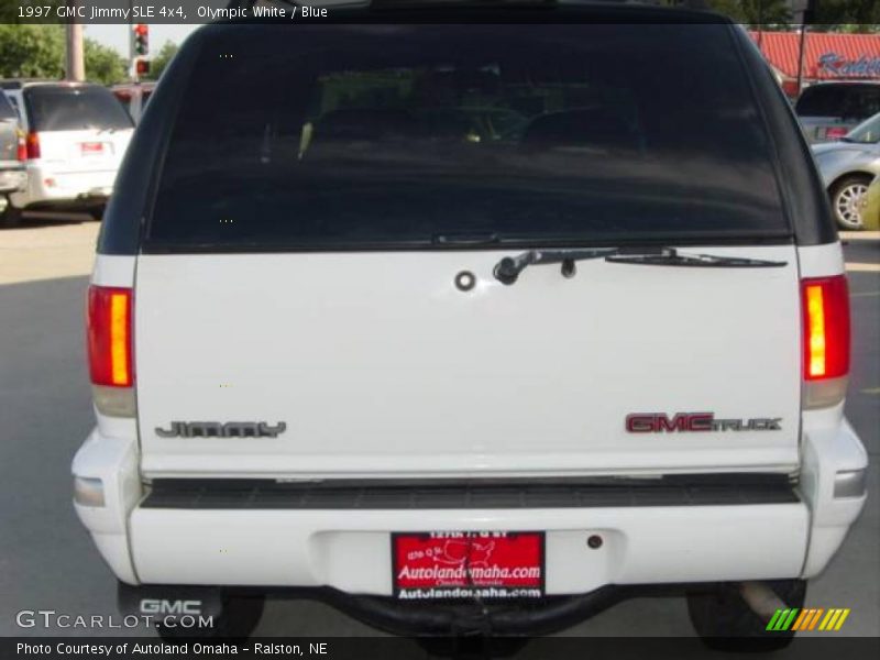 Olympic White / Blue 1997 GMC Jimmy SLE 4x4