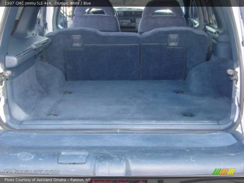 Olympic White / Blue 1997 GMC Jimmy SLE 4x4