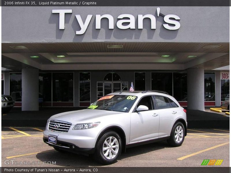 Liquid Platinum Metallic / Graphite 2006 Infiniti FX 35