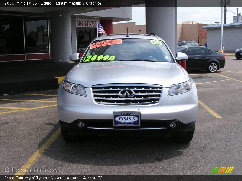Liquid Platinum Metallic / Graphite 2006 Infiniti FX 35