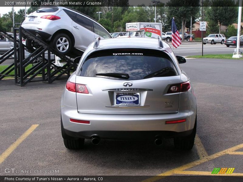 Liquid Platinum Metallic / Graphite 2006 Infiniti FX 35