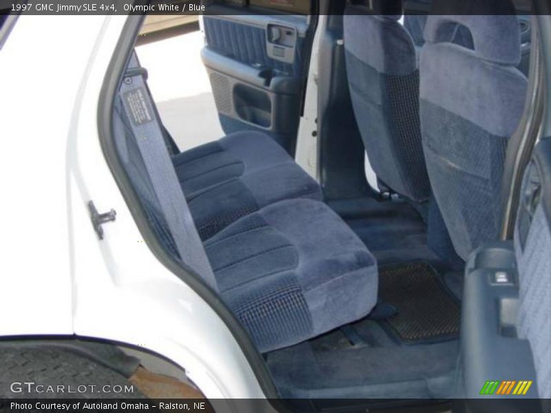 Olympic White / Blue 1997 GMC Jimmy SLE 4x4