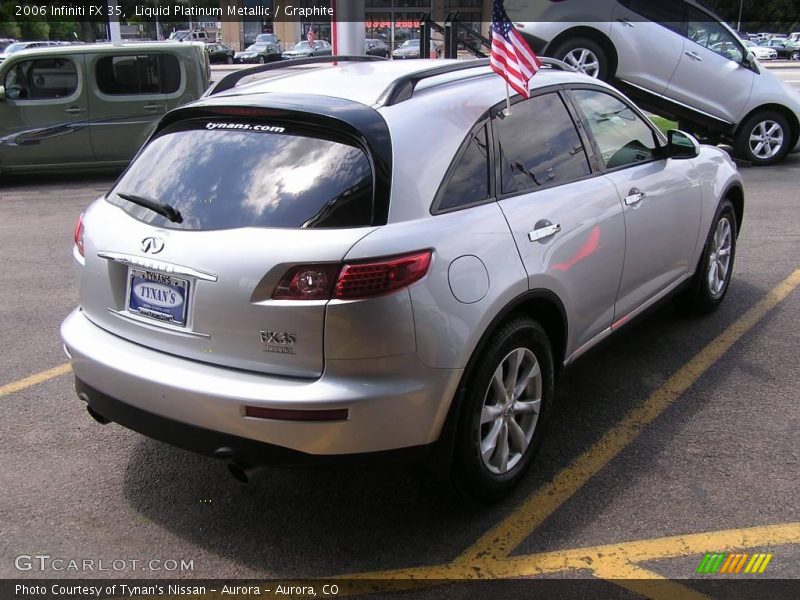 Liquid Platinum Metallic / Graphite 2006 Infiniti FX 35