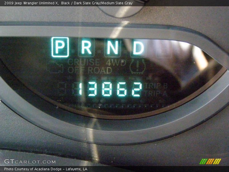 Black / Dark Slate Gray/Medium Slate Gray 2009 Jeep Wrangler Unlimited X