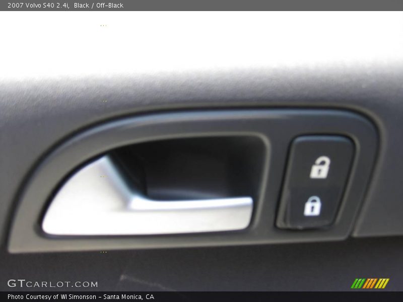 Black / Off-Black 2007 Volvo S40 2.4i