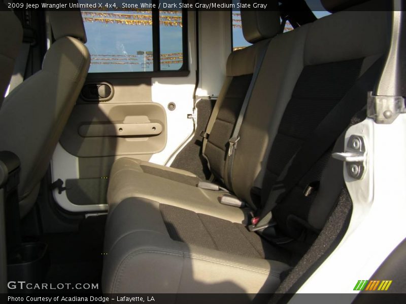 Stone White / Dark Slate Gray/Medium Slate Gray 2009 Jeep Wrangler Unlimited X 4x4