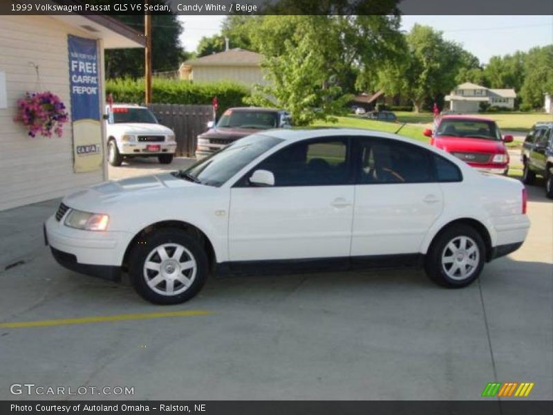 Candy White / Beige 1999 Volkswagen Passat GLS V6 Sedan