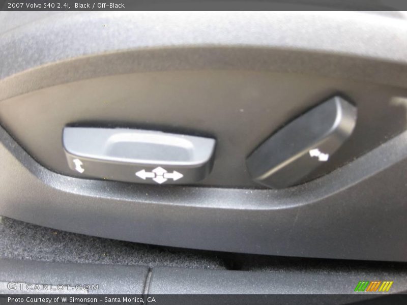 Black / Off-Black 2007 Volvo S40 2.4i
