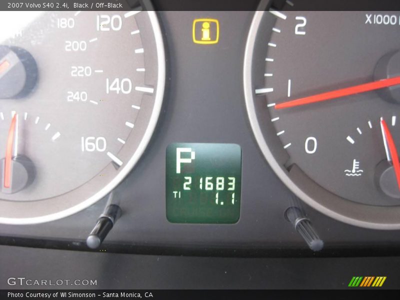 Black / Off-Black 2007 Volvo S40 2.4i