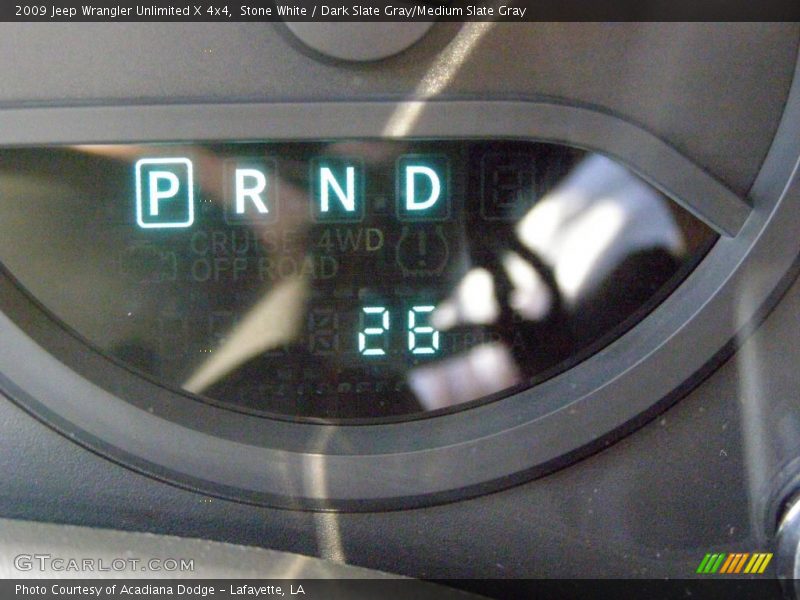 Stone White / Dark Slate Gray/Medium Slate Gray 2009 Jeep Wrangler Unlimited X 4x4
