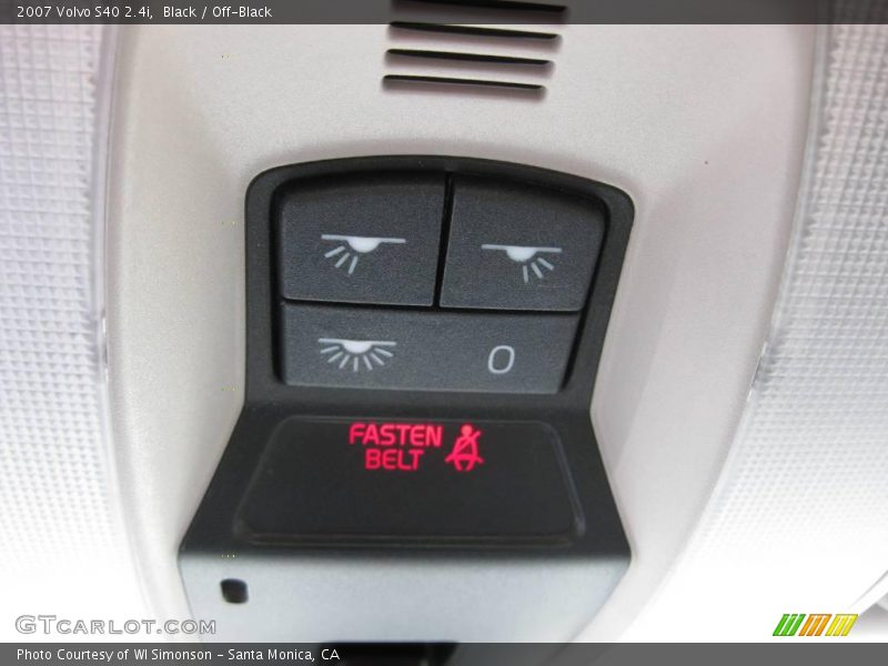 Black / Off-Black 2007 Volvo S40 2.4i