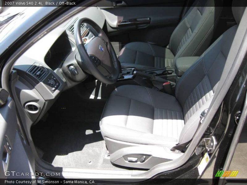 Black / Off-Black 2007 Volvo S40 2.4i