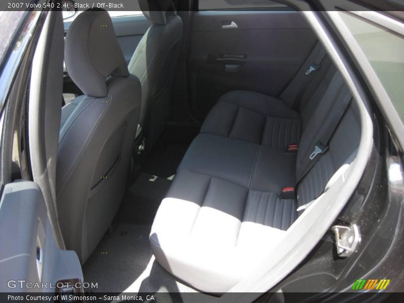 Black / Off-Black 2007 Volvo S40 2.4i