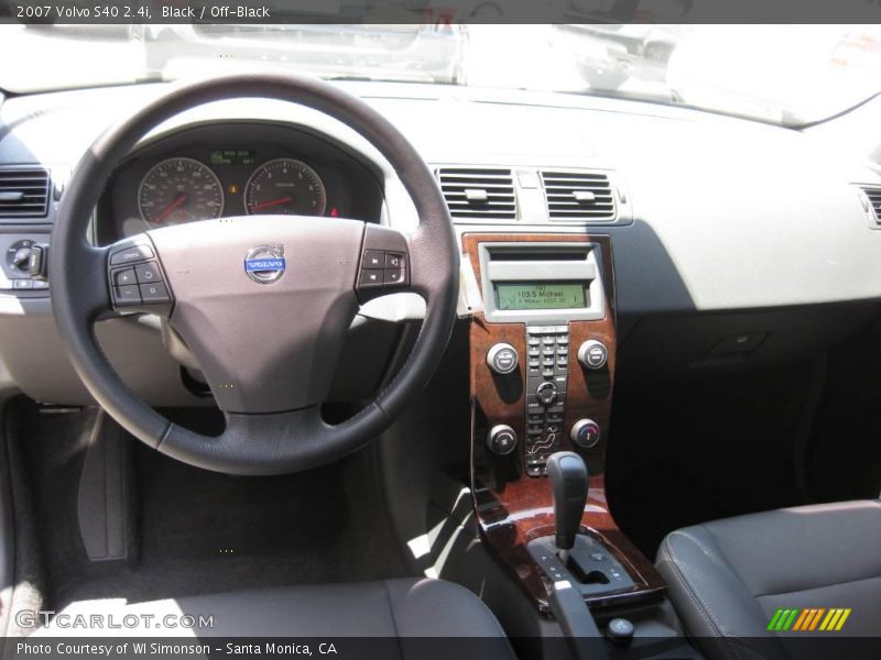 Black / Off-Black 2007 Volvo S40 2.4i