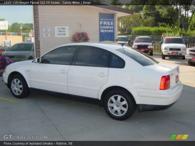 Candy White / Beige 1999 Volkswagen Passat GLS V6 Sedan