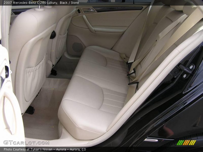 Black / Stone 2007 Mercedes-Benz C 280 Luxury