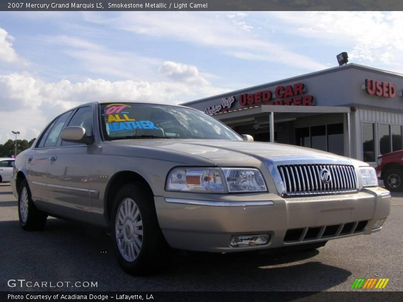 Smokestone Metallic / Light Camel 2007 Mercury Grand Marquis LS