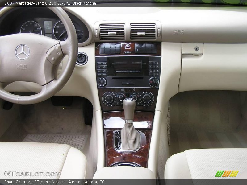 Black / Stone 2007 Mercedes-Benz C 280 Luxury
