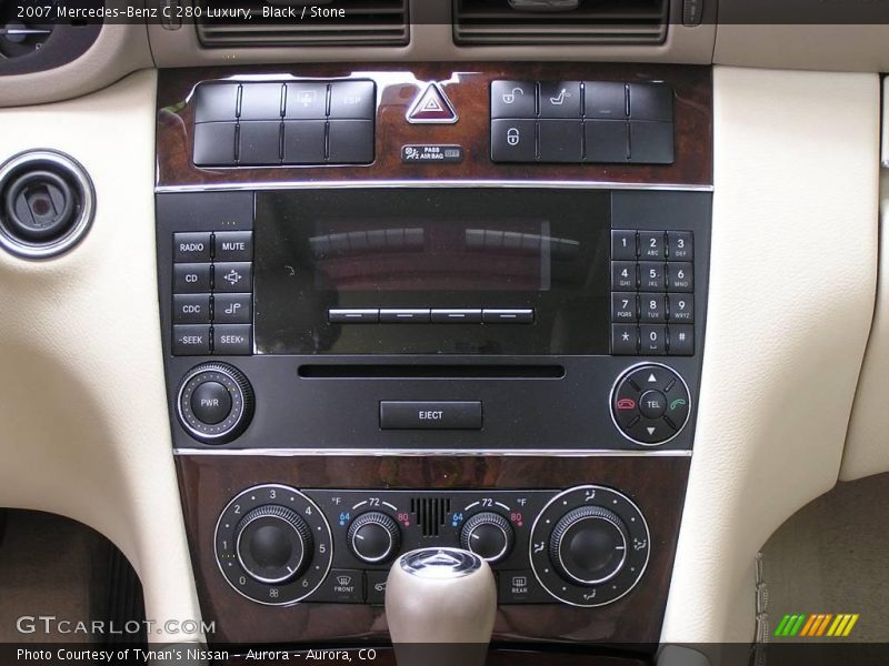 Black / Stone 2007 Mercedes-Benz C 280 Luxury