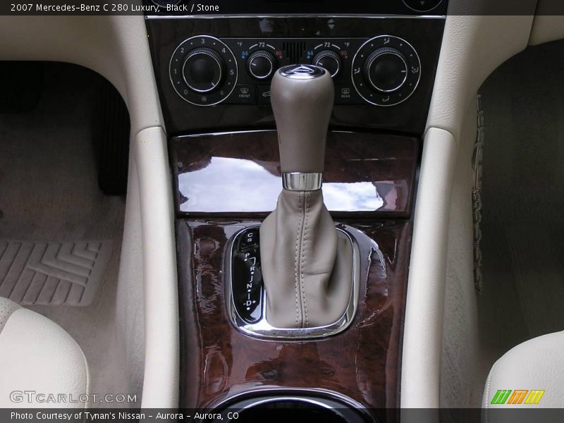 Black / Stone 2007 Mercedes-Benz C 280 Luxury
