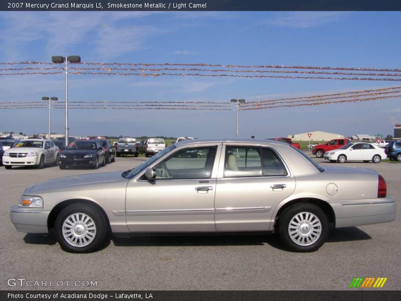 Smokestone Metallic / Light Camel 2007 Mercury Grand Marquis LS