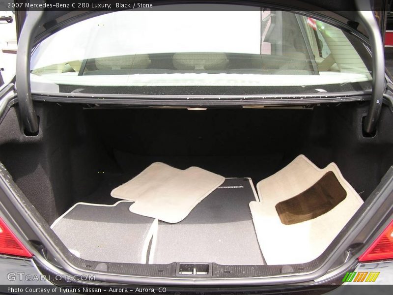 Black / Stone 2007 Mercedes-Benz C 280 Luxury