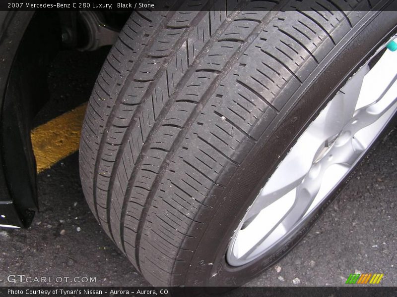 Black / Stone 2007 Mercedes-Benz C 280 Luxury