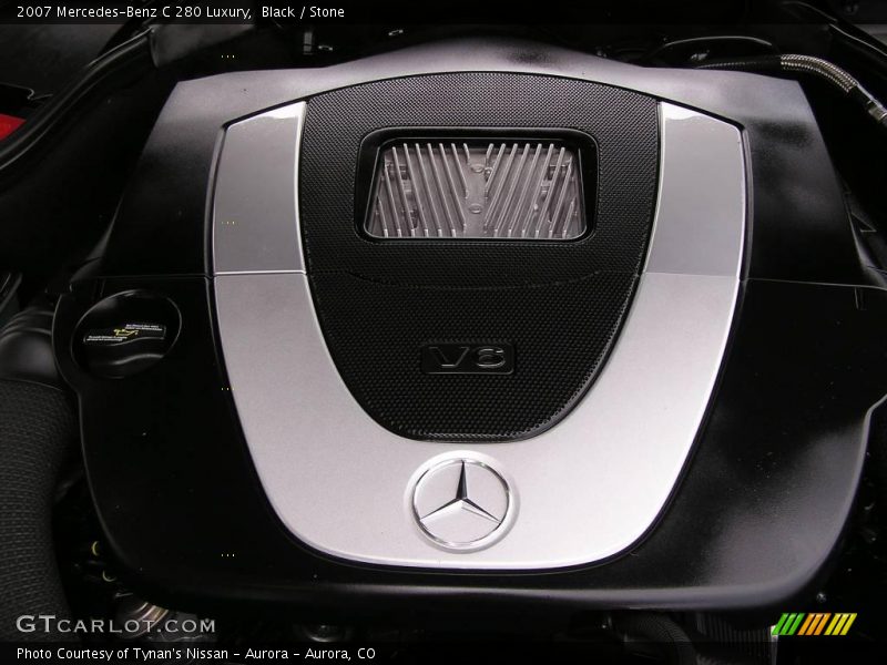 Black / Stone 2007 Mercedes-Benz C 280 Luxury