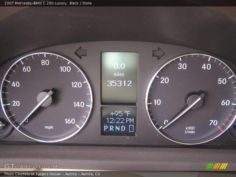 Black / Stone 2007 Mercedes-Benz C 280 Luxury